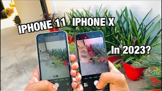 IPhone X vs IPhone 11 full comparison 😱 #iphone #iphone11 #iphonex