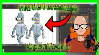 😎 OpenToonz ▶ Rigging Tutorial with Skeleton Tool