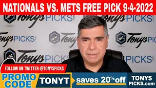 Washington Nationals vs. New York Mets 9/4/2022 FREE MLB Picks and Predictions on MLB Betting Tips