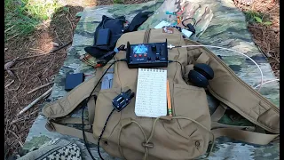 CW POTA at K-5221 with my lightweight complete QRP field activation kit