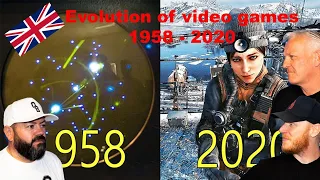 Evolution of Video Game Graphics 1958-2020 REACTION!! | OFFICE BLOKES REACT!!
