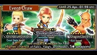 [DFFOO] 55 draws for Faris & Prishe Cp35 Weapons! Got lucky? F2P player