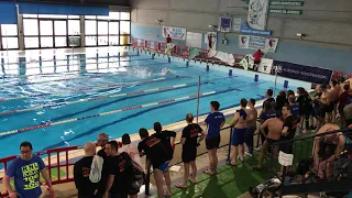 Legnano 2019 - Record ITA 4x100 SL - Ratti, Sala, Germani, Benvenuti