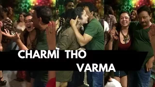 RGV Kissing Charmi  I RGV Dance In Pub  I Charmi dance with RGV And Puri