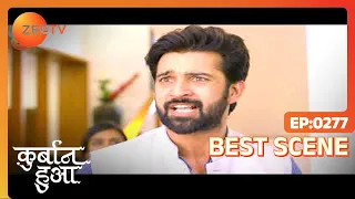 Qurbaan Hua - Best scene - Ep  - 277 - Rajveer Singh, Pratibha Ranta - Zee TV