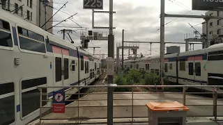 [Paris] Spot RER-E MI2N EOLE Z22500 Nat Z50000 en gare de Rosa-Parks