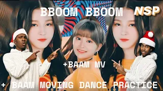 [MV] MOMOLAND (모모랜드) _ BBoom BBoom (뿜뿜) + BAAM  Moving Dance Practice | Reaction