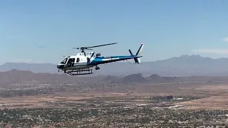 POLICE Helicopter AIRBUS H125 - Hover, Siren, and Dive!