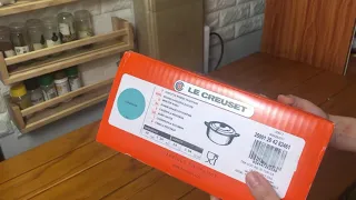 UNBOXING  PANCI LE CREUSET ROUND CASSEROLE 20cm