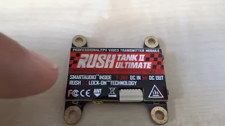 RUSH TANK II V2 Ultimate 5.8G 48CH Raceband PIT/25/200/500/800mW Switchable 2-8S VTX FPV Transmitter