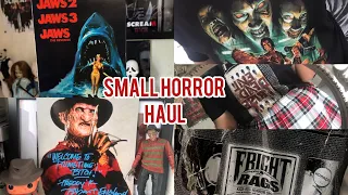 small horror haul| dvds, t-shirts and holy grail autograph!