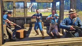 US Army vs Cuban Military | Red Dead Redemption 2 NPC Wars 78