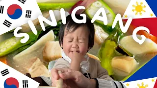 Korean-Filipino Baby Tries Sinigang for the First Time!