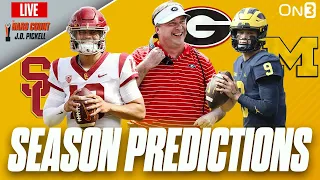 College Football Playoff + Conference Predictions | Fall Camp Intel: Texas, Michigan, Clemson