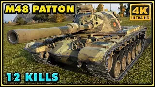 M48A1 Patton - 12 Kills - 8,4K Damage - World of Tanks Gameplay