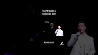 20 Impressions in 60 seconds LIVE ON STAGE!!