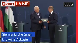 Tv Klan - Gjermania dhe Izraeli kritikojnë Abbasin | Lajme News