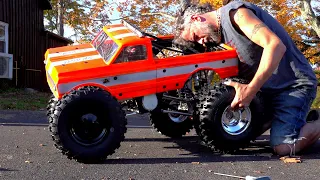 Feast for Eyes, I put 15" deep tread blower tires on the Mega Truck | RC ADVENTURES