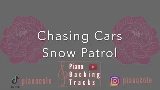Chasing Cars- Snow Patrol (Piano Karaoke Backing Track) in the key of F