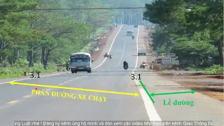 GTĐL |  phân biệt vạch kẻ đường 2.2 và 3.1