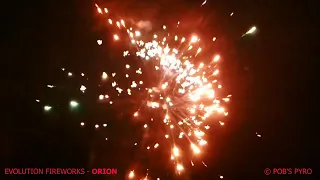Evolution Fireworks Orion 25 Shot Cake