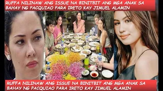 RUFFA GUTIERREZ GALIT NA GALIT NG INTRIGAHIN NA INERERETO DI UMANO NITO ANG ANAK KAY JIMUEL PACQUIAO