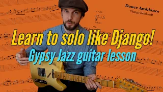 Gypsy Jazz Lesson; Django’s Douce Ambiance solo teaches us the essentials!