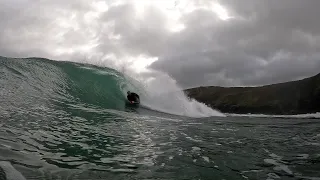 Keelhauled: Bossin' the pit. Surfing and Bodyboarding in Cornwall. Fun Summer waves!
