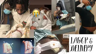 LABOR & DELIVERY VLOG🤱🏾: Real Raw & Uncut Born At 40 Weeks 6Lbs 15oz 19 1/2in March 15th 2022💙