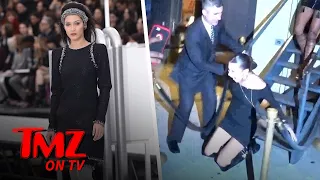 Bella Hadid Models How to Fall | TMZ TV