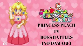 Super Mario Advance - Princess Peach in Boss Battles (No Damage)