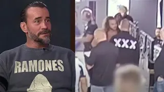 CM Punk, Jack Perry All In Backstage Fight Video