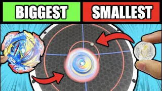 The BIGGEST Beyblade VS The SMALLEST Beyblade!