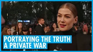 Rosamund Pike doubted herself as she portrayed war reporter Marie Colvin