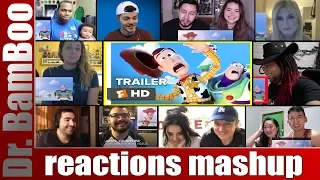 Toy Story 4 Teaser Trailer #1 (2019) REACTIONS MASHUP