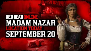 Red Dead Online Madam Nazar Location Today - 20 September 2021