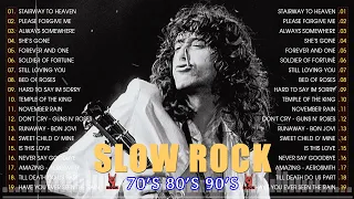 Ledzeppelin, Scorpions, Bon Jovi, Aerosmith, Nirvana, White Lion 🔥 Best Slow Rock Love Songs 80s 90s