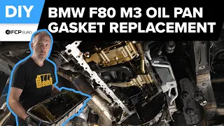 BMW M3 Oil Pan Gasket Replacement DIY (2014-2018 BMW F80 M3, F82 M4)