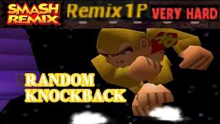 Smash Remix - Classic Mode Remix 1P Random Knockback with Donkey Kong