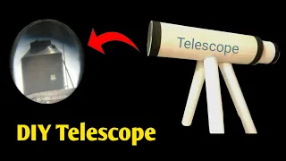 How to make Telescope at home || DIY Telescope || @cloud science