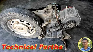 DIY Electric Scooter Conversion full video # Technical Partha