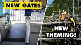 New gates at Main Entrance! | Disneyland Construction 03-18-2024