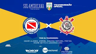 ARGENTINOS JUNIORS X CORINTHIANS - Transmissão Oficial - Narração: OSCAR ULISSES - Futebol Globo CBN