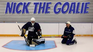 Training Nick The Goalie At Our New Facility