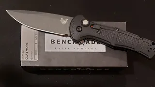 Benchmade Claymore. Front towards enemy.