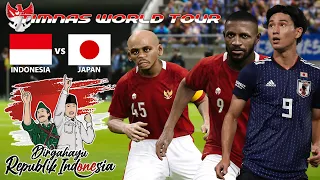 INDONESIA VS JEPANG | HANCURKAN PENJAJAH !! TIMNAS WORLD TOUR SPECIAL KEMERDEKAAN HUT RI KE-77 !!