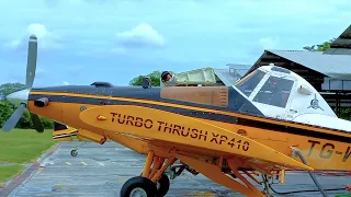 Proceso de Carga Turbo Thrush TG-WIV || Aviación Agrícola Guatemalteca