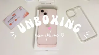 🌷aesthetic🌷 unboxing iPhone 13 in 2023 & accessories 🎀