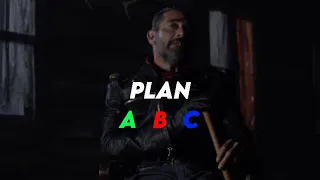 Negan Smith Plan A/B/C The Walking Dead