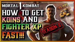 How to Get Koins and Fighter XP FAST in Mortal Kombat 1 Season 2! | Mortal Kombat 1 XP & Koin Farm